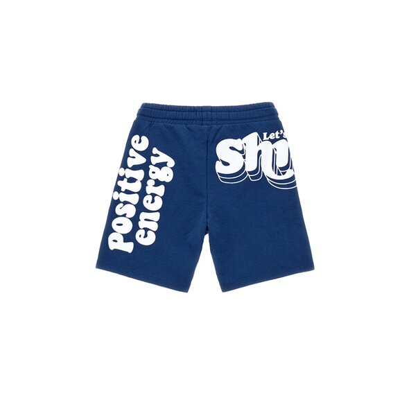 💥 SUMMER SALE - SKATE & SURF 100% COTTON FLEECE SHORTS IN BLUE - Picture 3 of 6